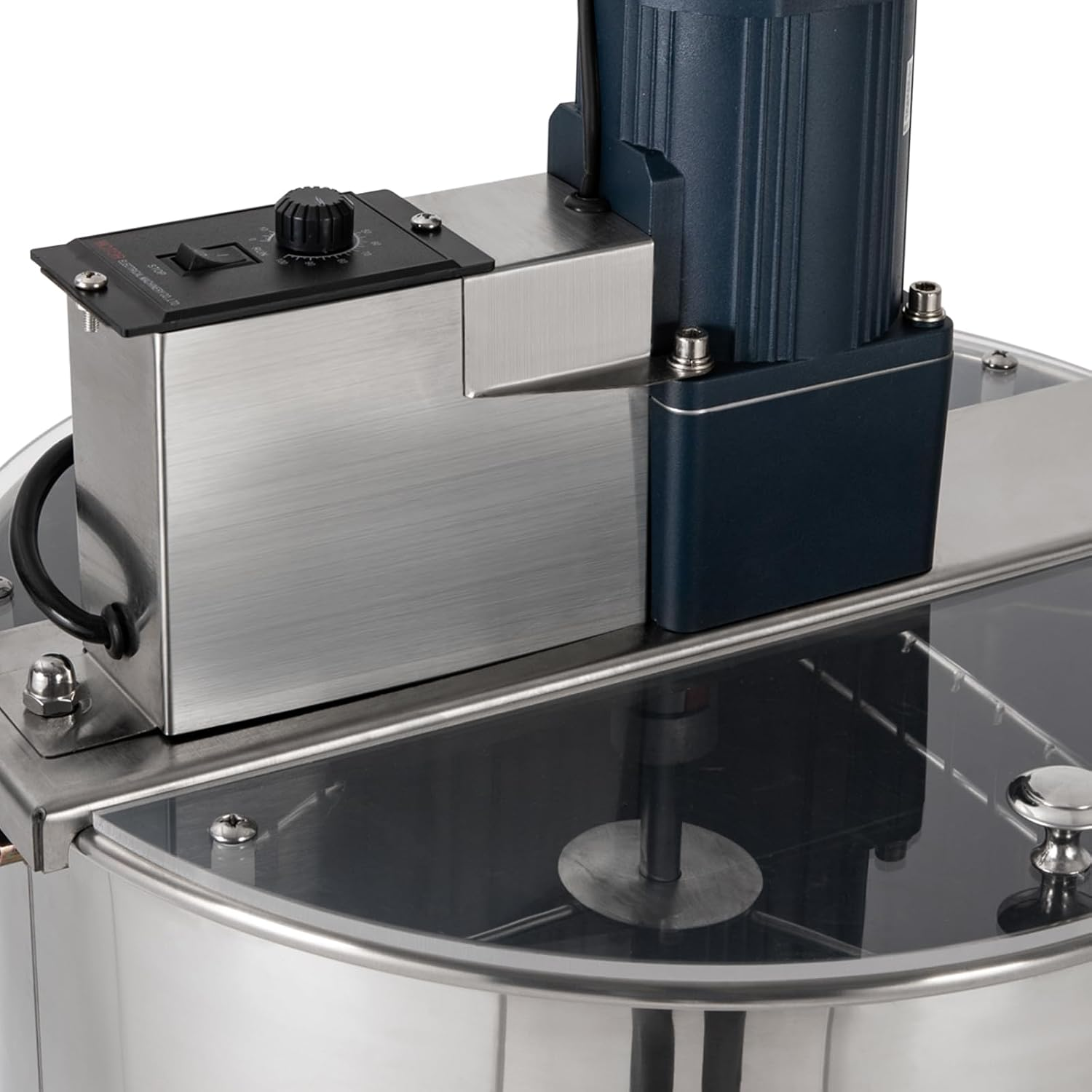 Electric Honey Extractor, 3 Frames Honey Spinner Extractor with Stand, Stainless Steel Bee Separator Extractor, Honeycomb Drum Apiary Centrifuge Equipment for Honey Beekeeper, 140W Motor image number 4