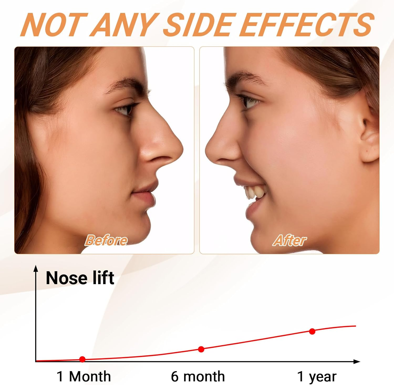 5 Pcs Nose Lifter - Nose Shaper Clip ＆ Instant Nose Lift Kit, Painless Straightening Beauty Tool Kit for Women/Men (Black, Clear) image number 4