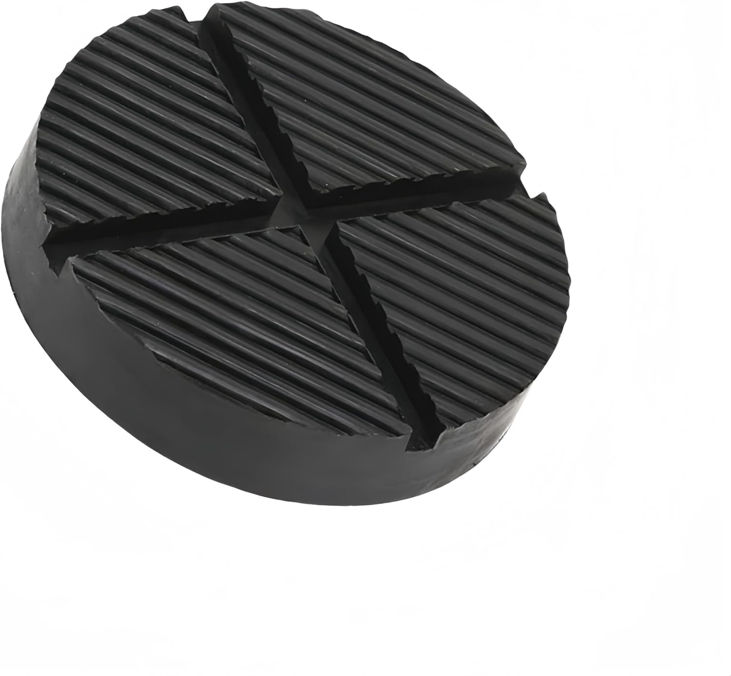 Wizefolk Universal Car Repair Rubber Slotted Jack Pad,12.5 X 2.6 Cm Floor Jack Rubber Pad for Lifting Car Lift Point Pad Motorbike Trolley Jack Workshop Tool image number 2