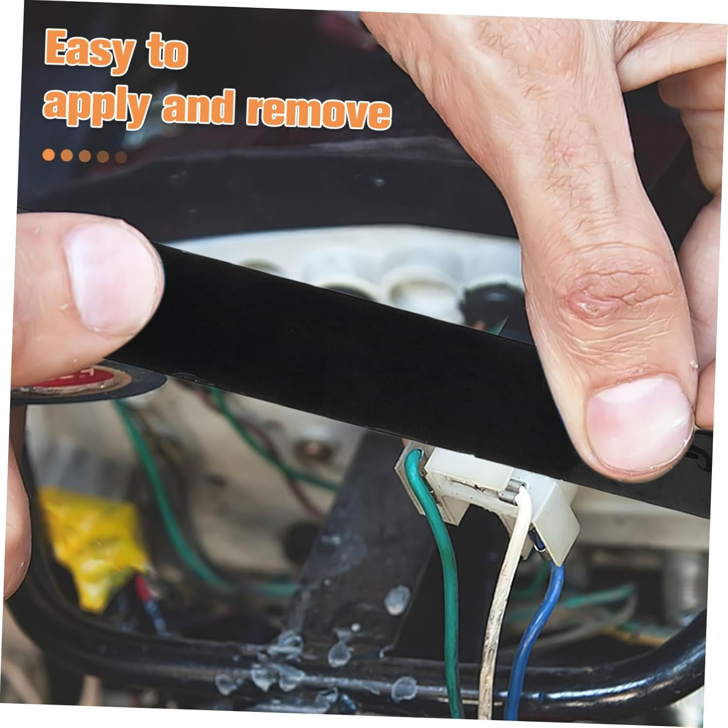 Waterproof Blackout Tape 20Mm X 50M High Temperature Resistant Single-Sided Adhesive Light Dimming Tape for Led Lights and Electronic Panels image number 6