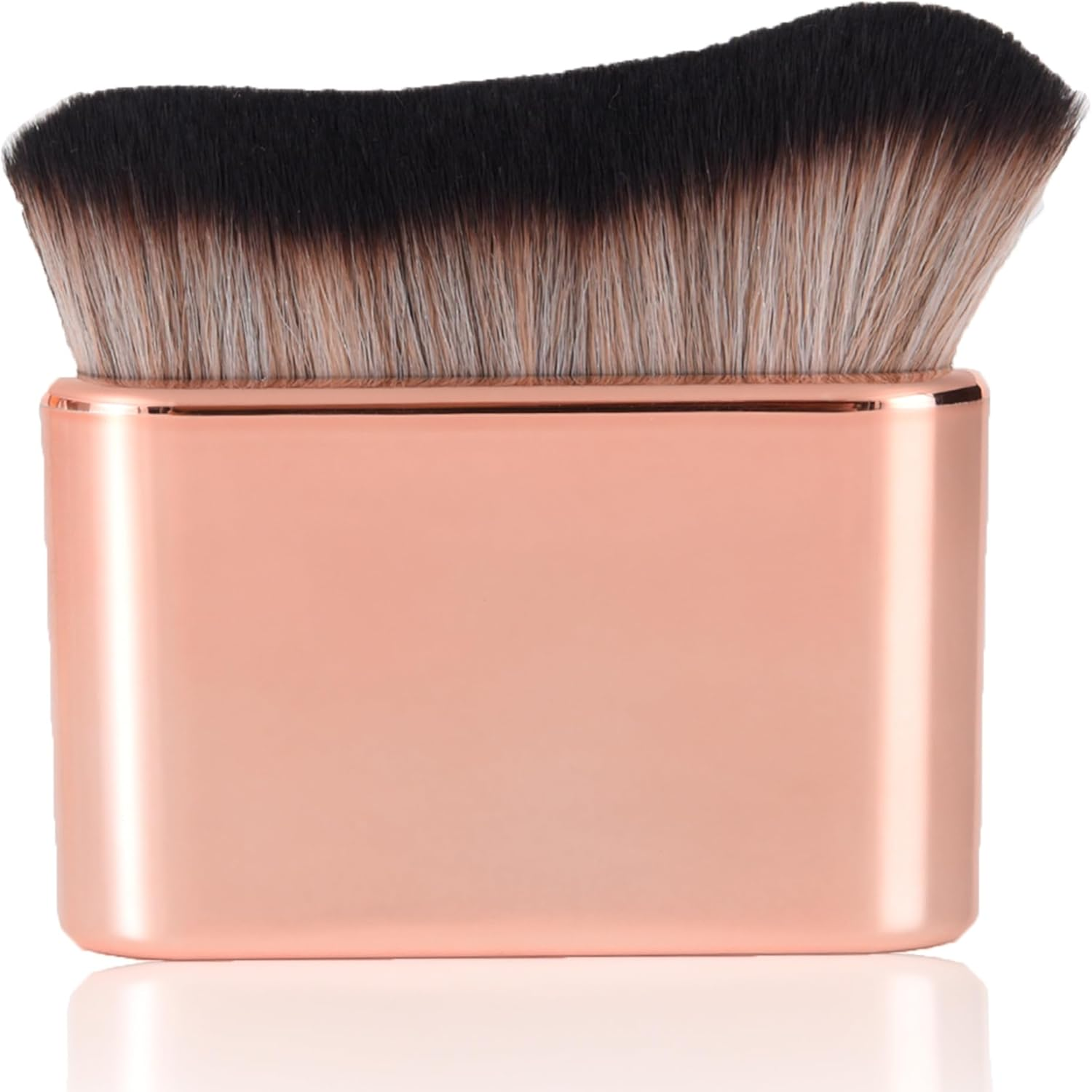 Self Tan Brush Portable Self Tanning Brush Soft Brush Self Tanner Face Brush for Body & Leg Makeup（Rose Gold） image number 1