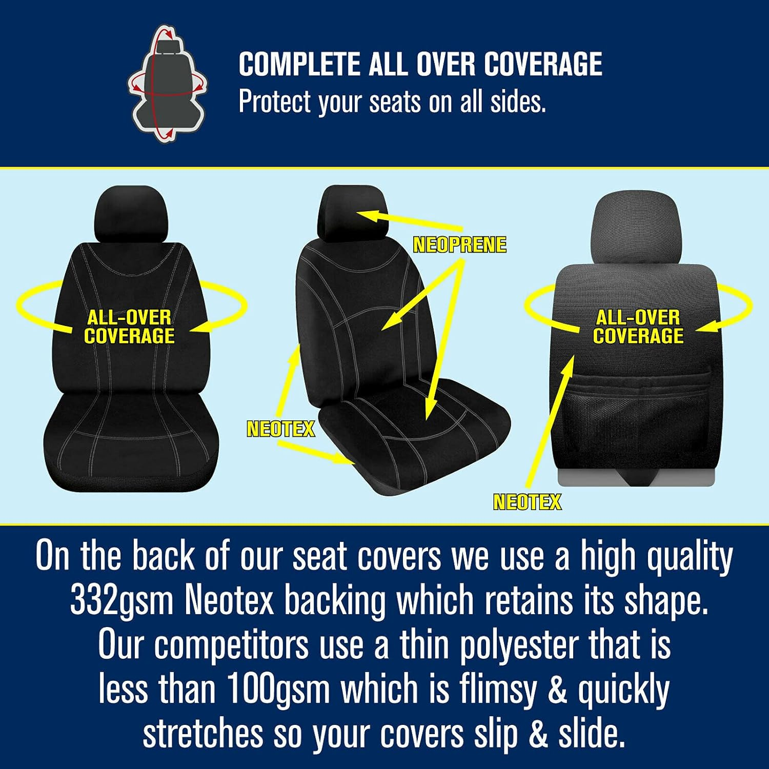 For Mazda CX-5 KE Maxx SUV 2012-2017 Neoprene Front & Rear Seat Covers Custom CX5 image number 6