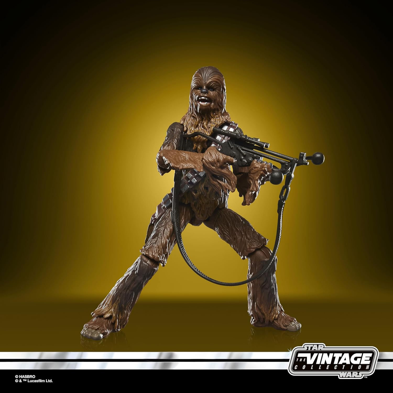 Star Wars the Vintage Collection Chewbacca, Star Wars: a New Hope Premium 3.75 Inch Collectible Action Figure image number 2