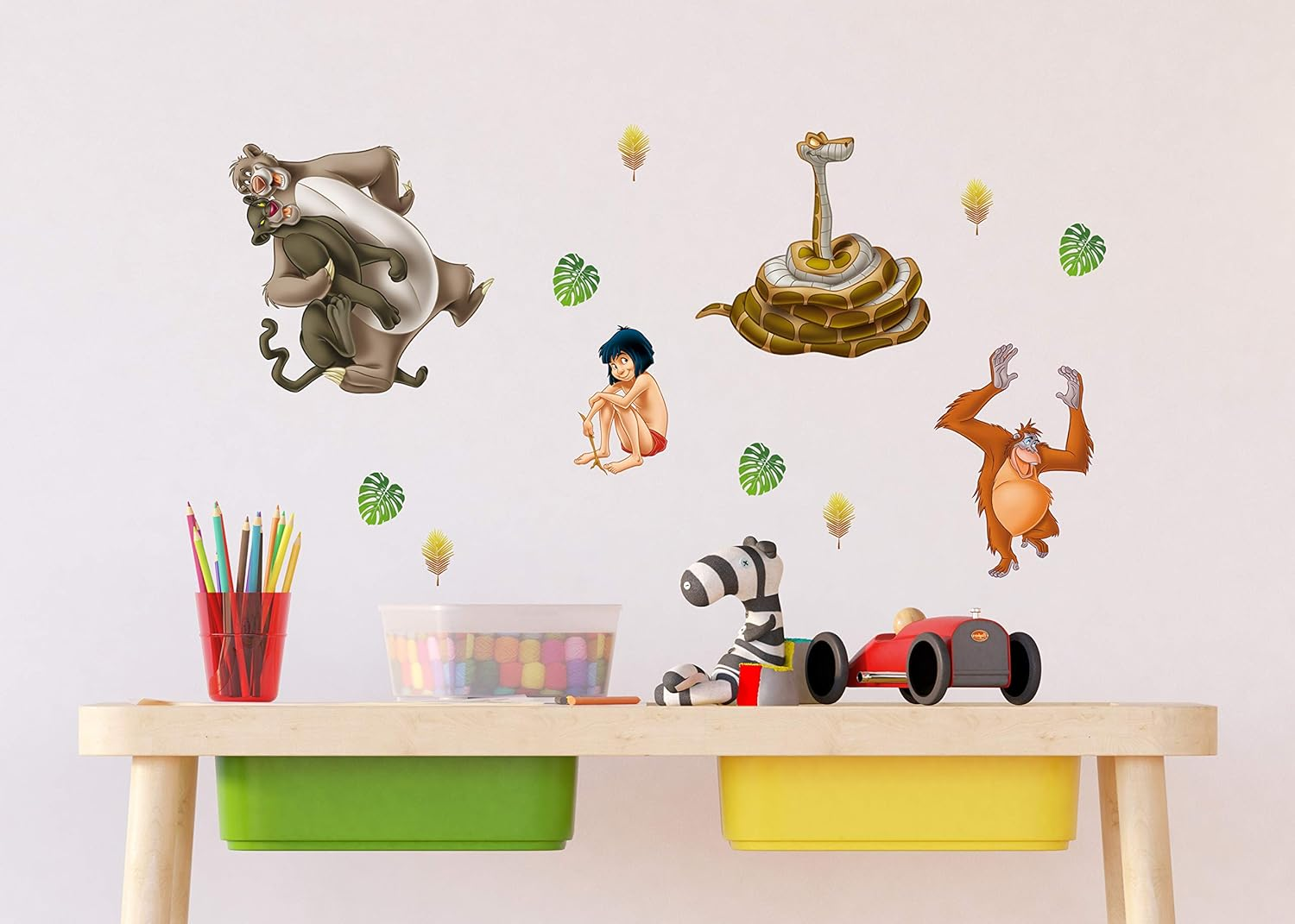 Disney AG Design - Wall Sticker Self Adhesive Jungle Book &ndash; Wall Decal, Multicolor, 30X30 Cm/12X12 Inches, 1 Part &ndash; Dks 1093 image number 1
