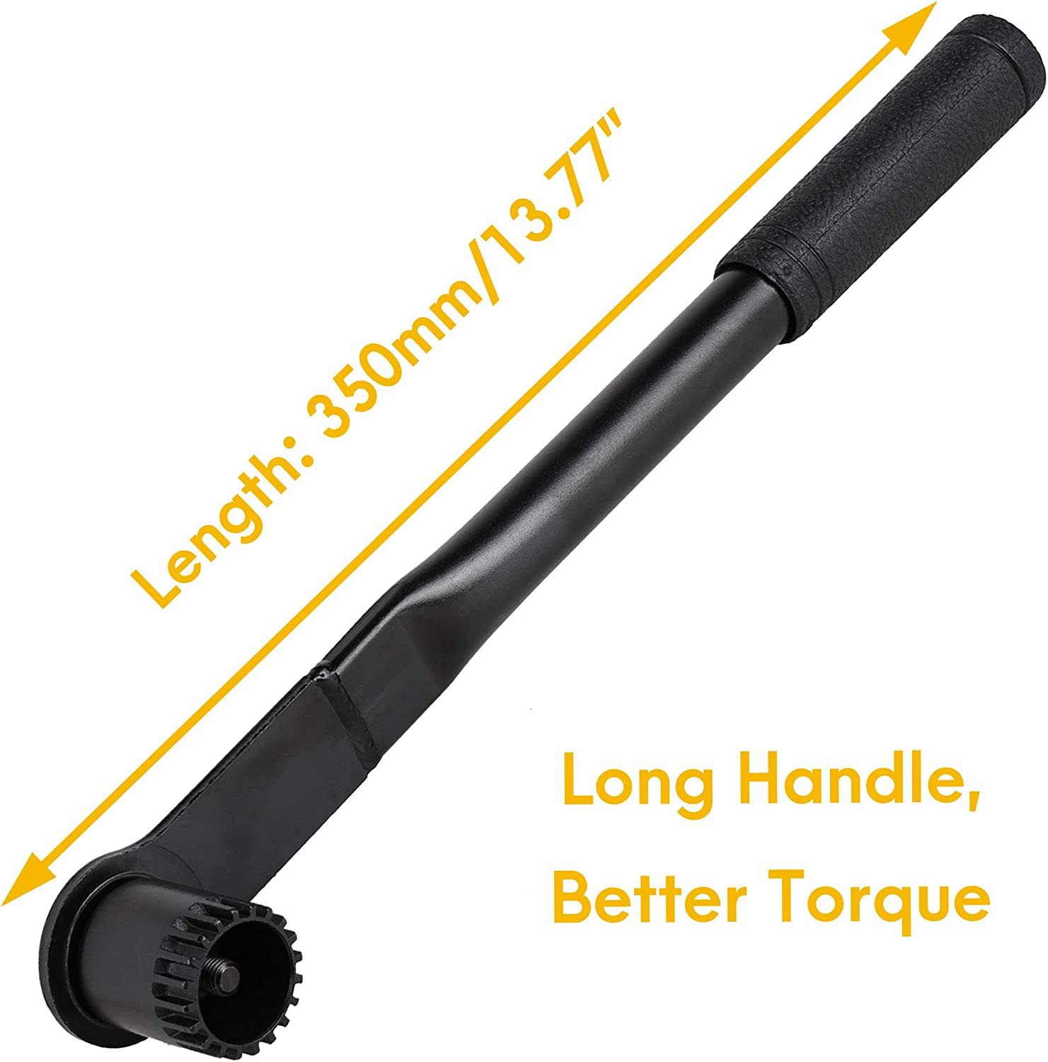 BIKEHAND Bike Bicycle - Internal Tapered, Octalink, ISIS Splined - Compatible with Shimano Bottom Bracket Removal Remover Tool - Long Handle - Guide Pin for Easy Removing & Installing image number 5