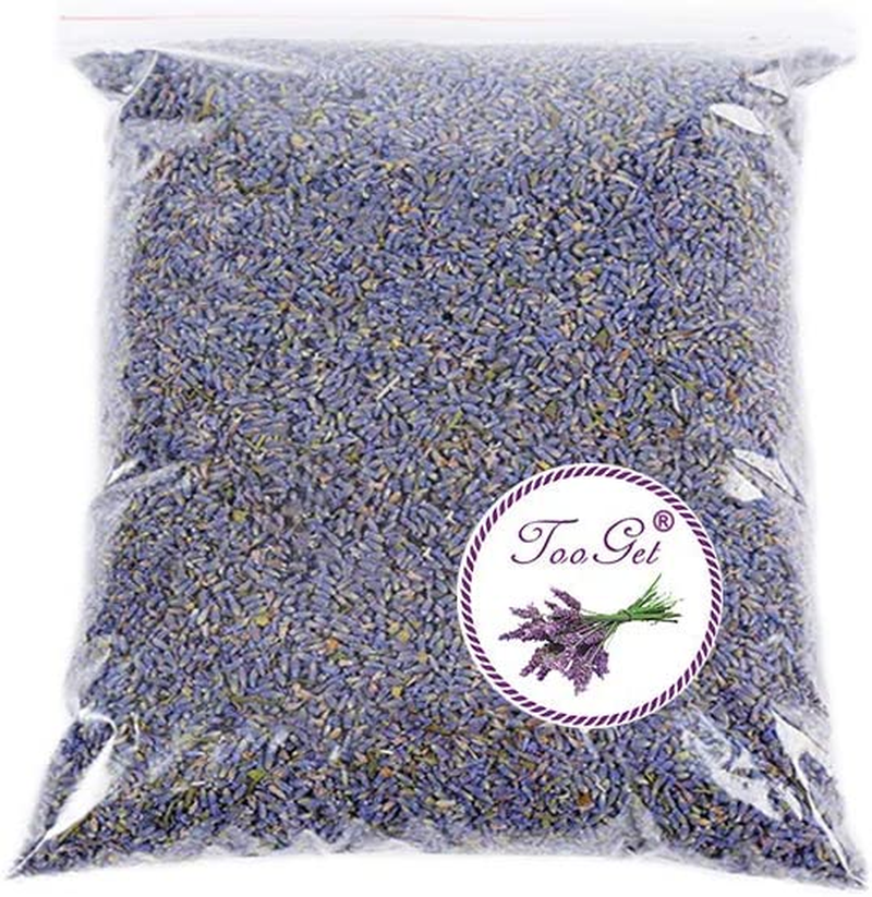 Tooget Fragrant Lavender Buds Organic Dried Flowers Wholesale, Ultra Blue Grade - 1/2 Pound