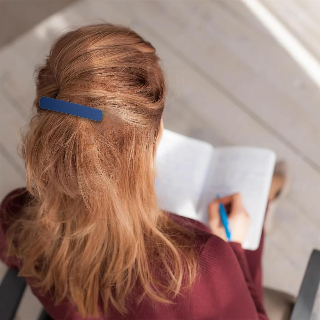 Pack of 6 Hair Clips, French Hair Clips, Women'S Thin Hair, Vintage Hair Clips, Automatic Large Classic Hair Clips for Fine and Medium Thick Hair image number 3