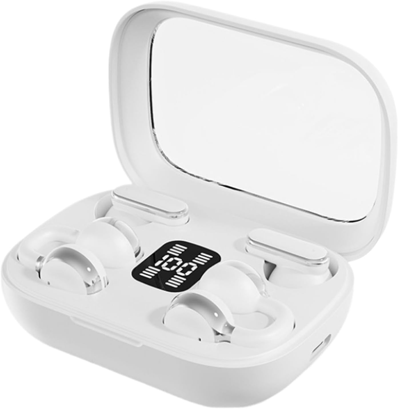 Gupcaqosjw Clip on Headphones - 2 in 1 Wireless Earbuds Clip on Ear Buds - Waterproof Noise Cancelling Electronic Accessories Comfortable Sport Headphone for Men Women Outdoor image number 3