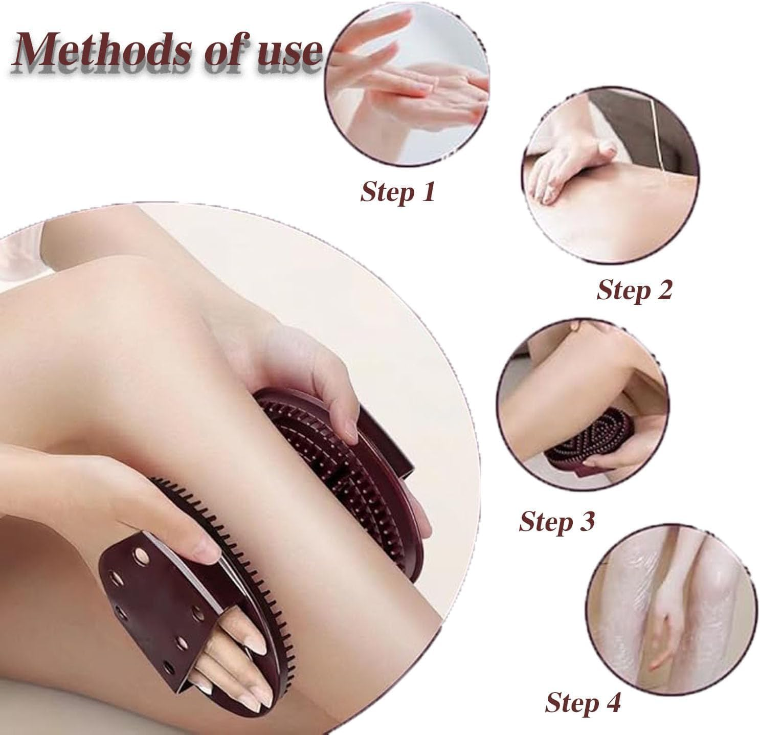 2Pcs Beauty Salon Meridian Brushes,Beauty Salon Custom Meridian Brushes,Meridian Brush Massage Brush,Meridian Brush Meridian Scalp Massage Brush,Beauty Salon Massage Brush Custom Meridian Brush image number 4