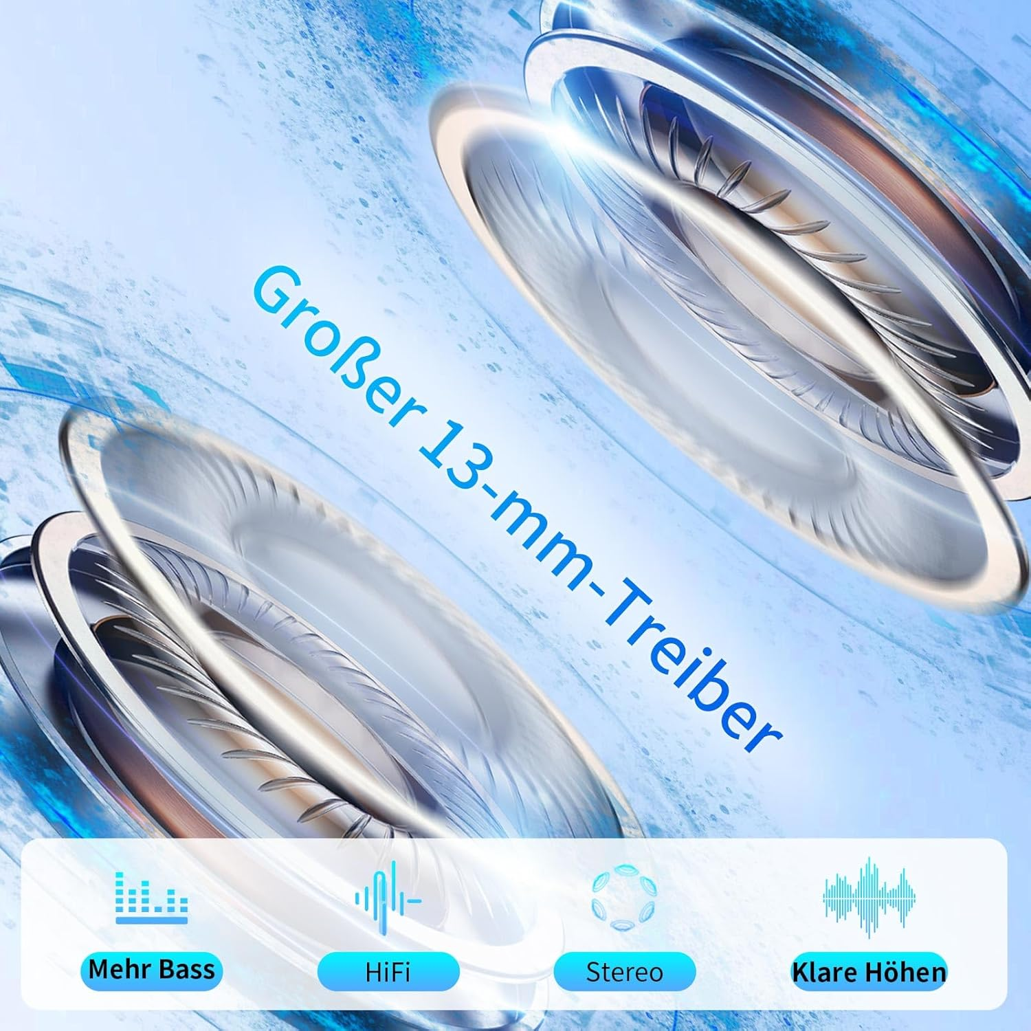 EXZHIG Headphones Wireless Bluetooth 5.4 image number 5