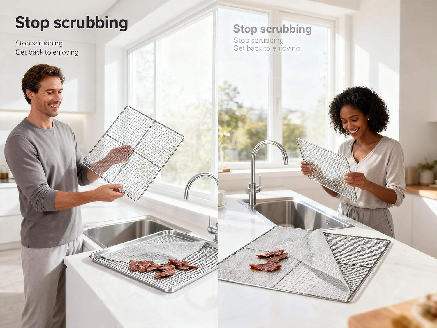 Kispog Mesh Silicone Dehydrator Sheets, 10X10 in 10 Pcs/Sets for Food Dehydrator & Freeze Dryer (10X10 INCH Mesh Silicone Dehtdrator Sheet) image number 1