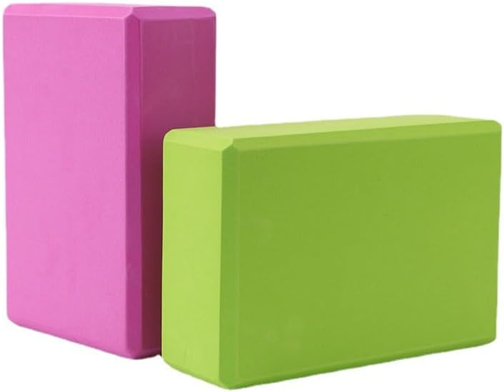 Yoga Blocks 3 Pack, Gym Blocks, Exercise Workout Fitness Bricks, Pilates Stretch Handstand Non-Slip