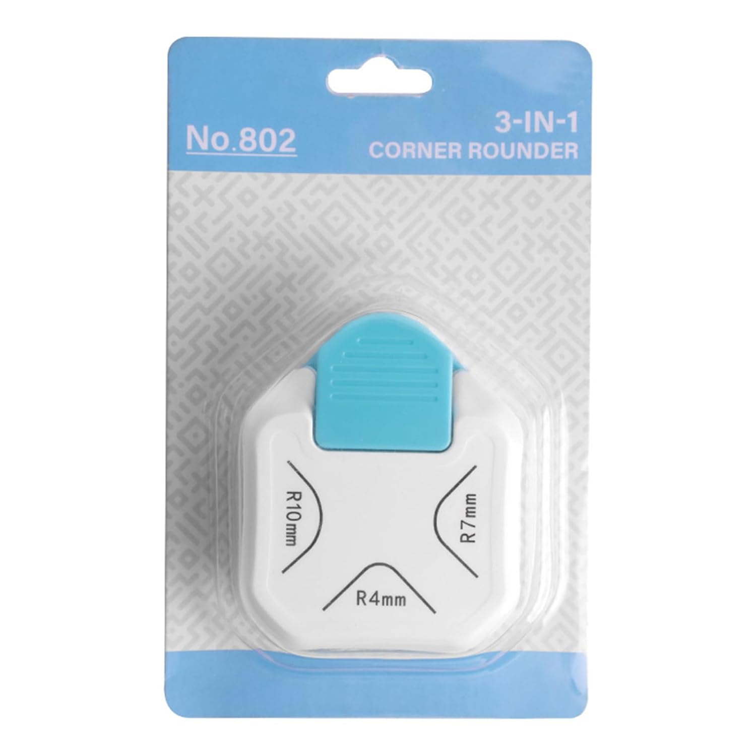 3-In-1 Corner Rounder Punch, R4 R7 R10 Paper Cutter for Craft Paper, 3 Available Angles Circle Cutter for Card, Photo, Film, DIY, Scrapbooking, White image number 5