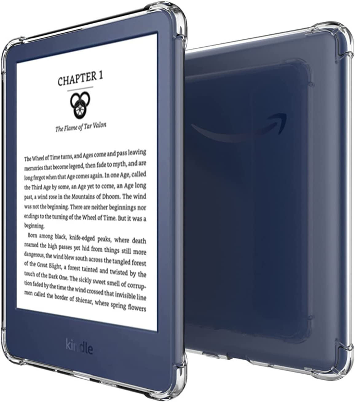 Crystal Clear Case Cover for All-New Kindle (11Th Generation-2024, 2022, 6 Inch, Model:C2V2L3), Shockproof Thin Silicone Case