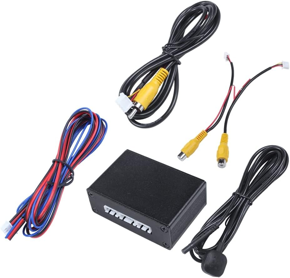 VENEKA Channel Converter Front and Rear View Reversing System Car Parking Camera Video Two-Way Control Box with Manual Switch image number 2