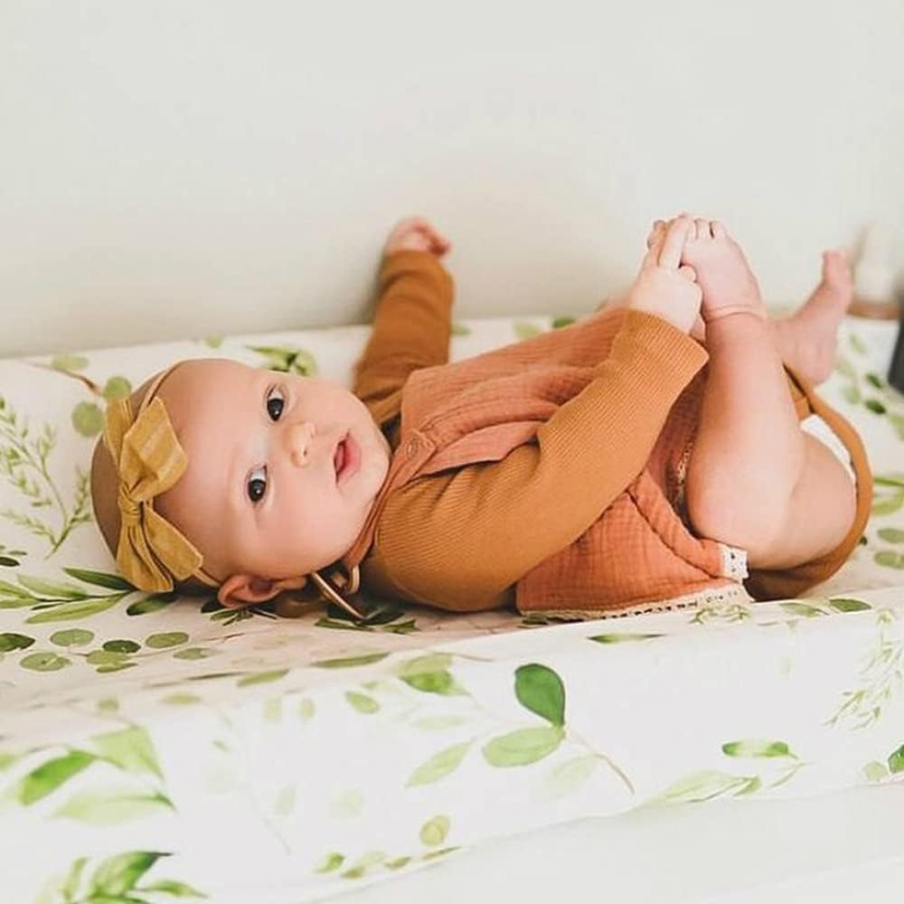 Baby Diaper Changing Pad Cover,Nursery Unisex Stretchy Nappy Change Mat Mattress Table Sheet (Pattern 1) image number 5