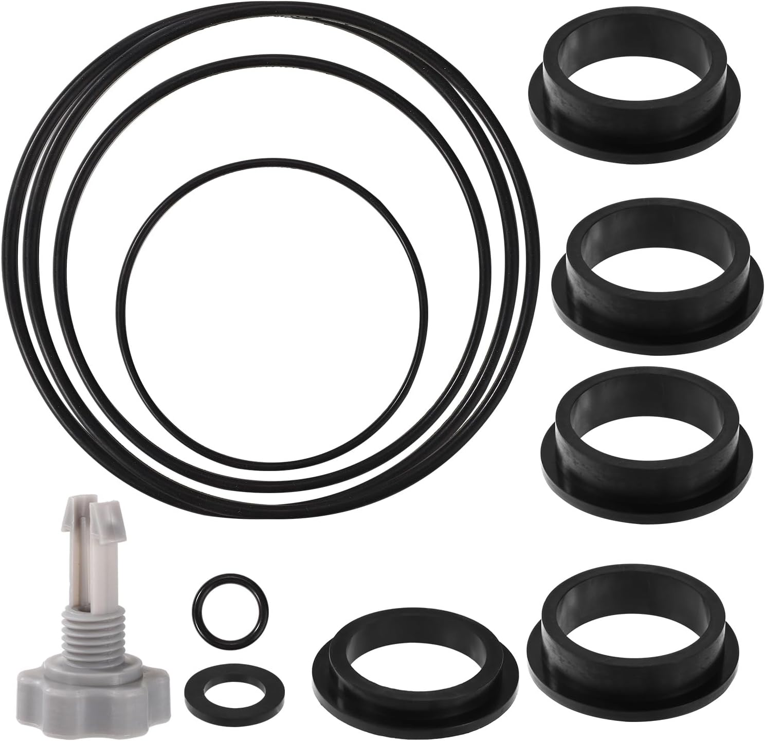 12Pcs Sand Filter Replacement Part Set Compatible with Intex Krystal Clear Sand Filter Pump, Include 1Pcs Air Release Valve 11Pcs O-Rings for Different Parts to Maintain Machine Work Smoothly image number 4