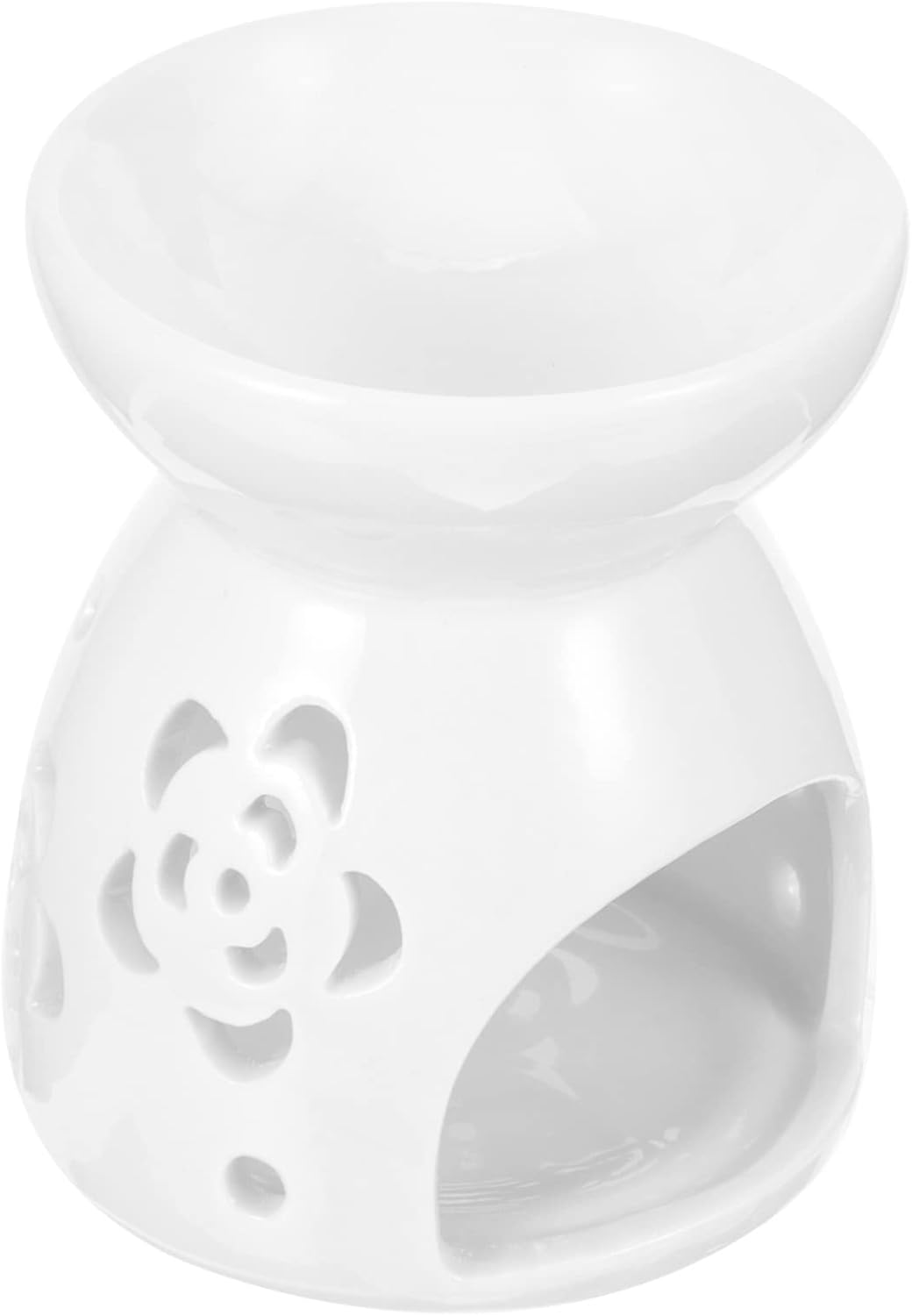 Ceramic Aromatherapy Burner Small Tealight Candle Holder for Bedroom Essential Oil Burner Function for Home Decor and Relaxing Aroma image number 3