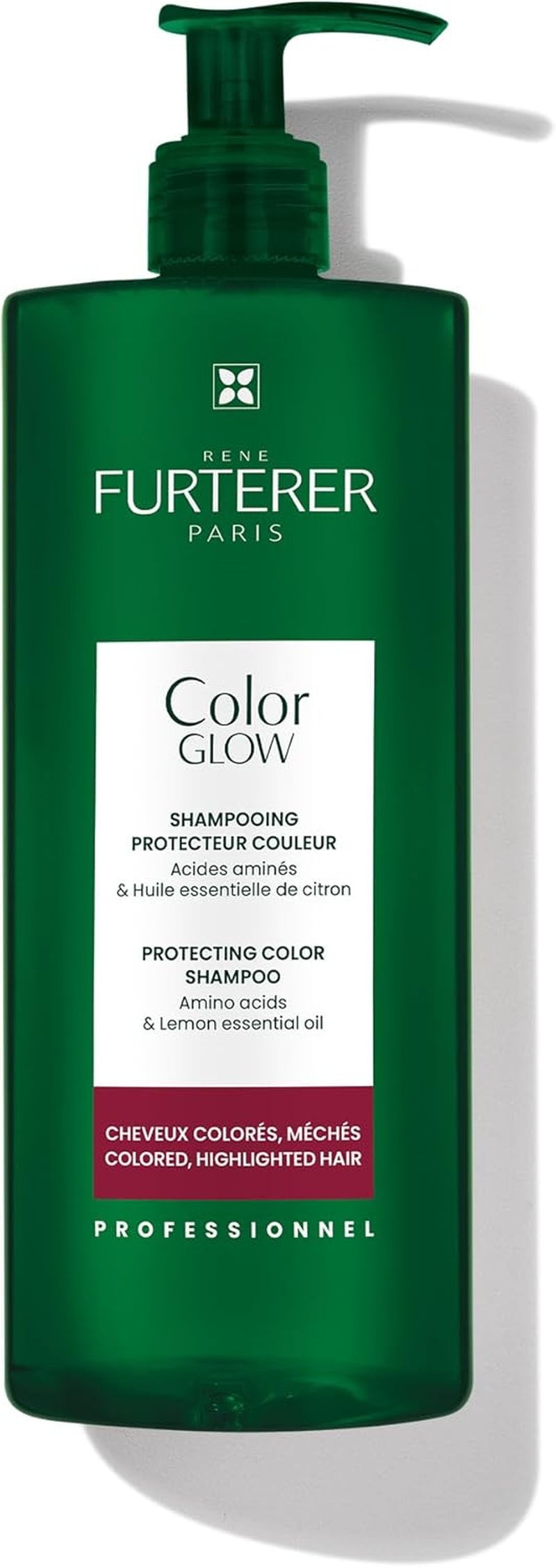 Ren&eacute; Furterer Color Glow Protecting Color Shampoo - Amino Acids & Lemon Essential Oil 16.9 Fl Oz. image number 3