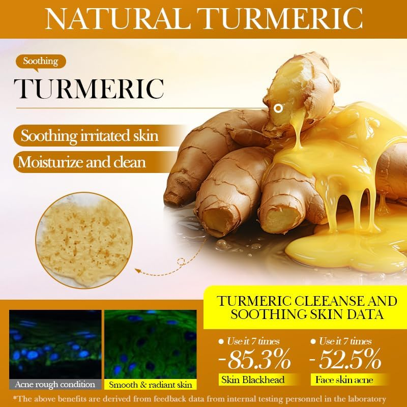 Oil Control Soothing Turmeric Mud Mask Stick, 40G, Renews Radiance image number 3