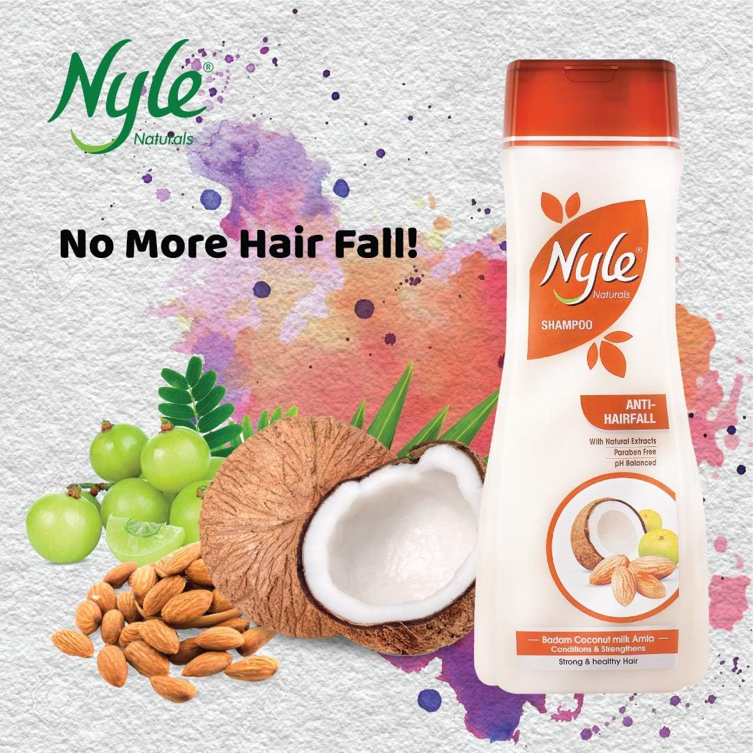 Nyle Anti-Hairfall Shampoo, 400Ml image number 3
