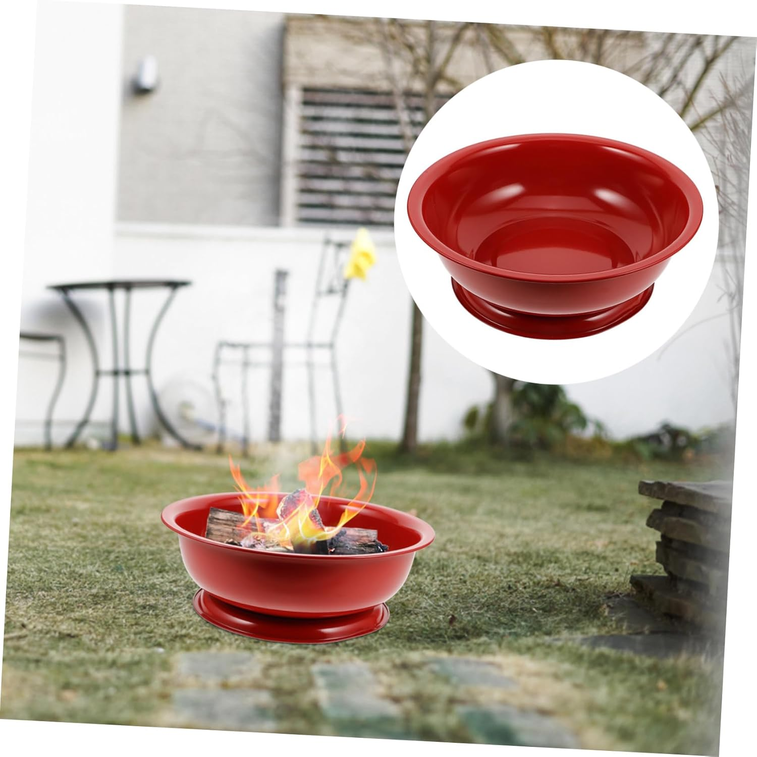 Generic Portable Fire Pit Small Fire Pit Tabletop Fire Pit for Camping Indoor and Outdoor Use Includes Fire Pit Accessories image number 4