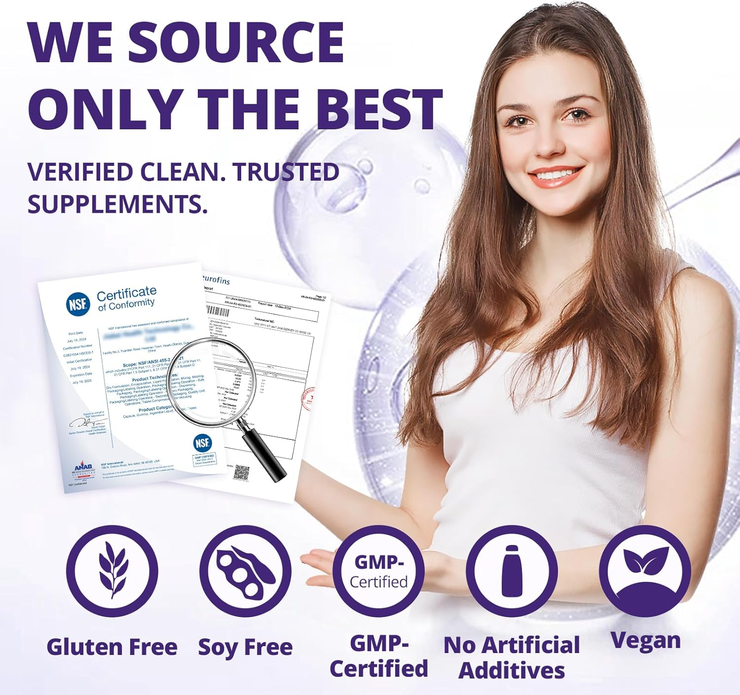 Magnesium Complex Capsules with Vitamin B6 D3 Aand Potassium Citrate, L-Threonate Amino Acid Bisglycinate Chelated 420Mg Magnesium Supplement(60) image number 2