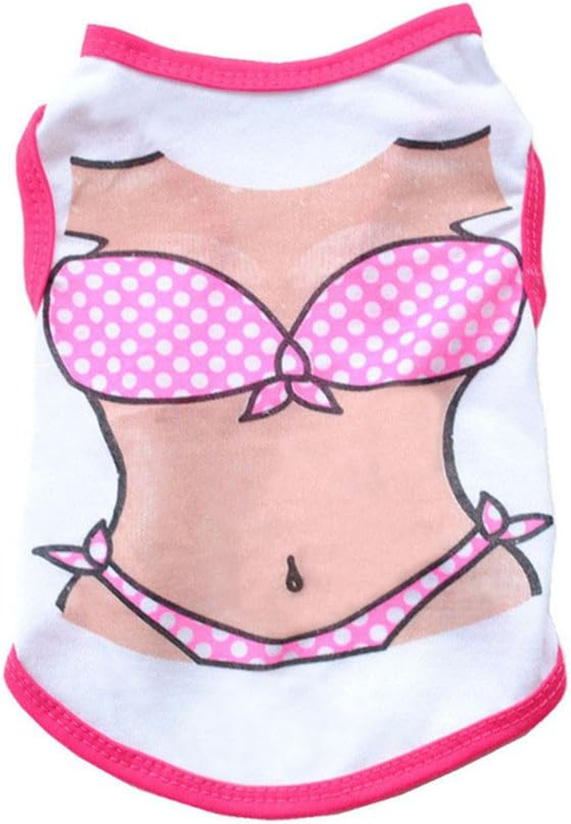 Alroman Dogs Blue Camo Shirts Pet Dog T-Shirt Puppy Tee Doggie Kitten Vest Clothes for Small Dogs and Cats Dog Camouflage Tank Top for Independence Day Puppy Summer Vacation Apparel Pet Beach Wear