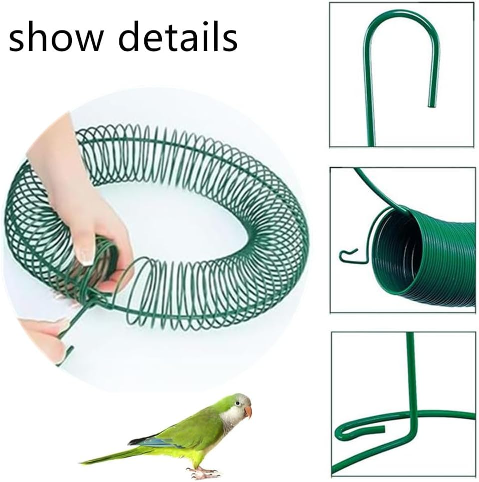 Granmagazz Peanut Wreath Bird Feeder,Peanut Bird Feeder Hanging with Hook, Whole Peanut and Suet Wreath Style Feeder,For Attracting Birds and Hummingbirds Seasons(16 Inch) image number 3