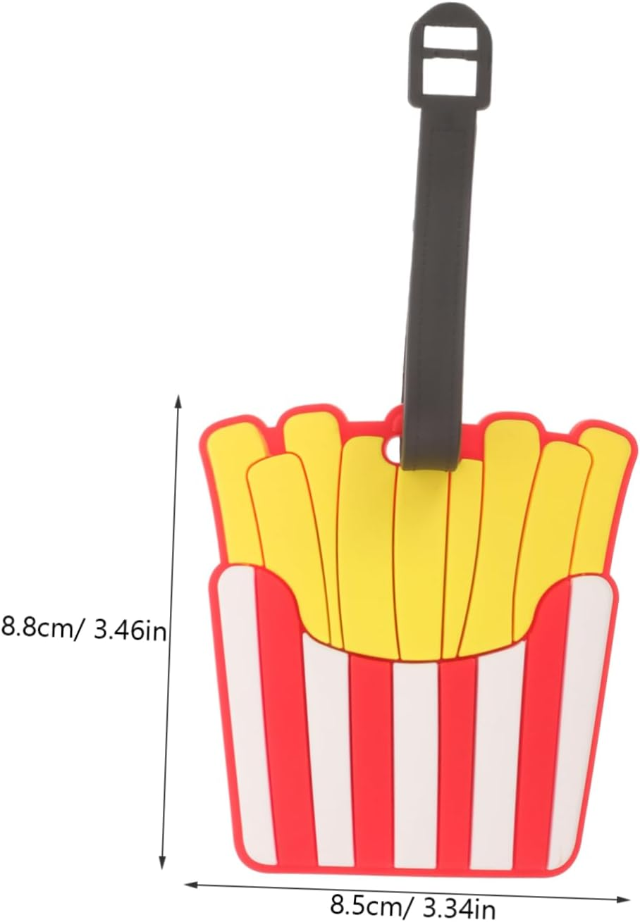 Yardenfun 2Pcs Cruise Luggage Tags Women Suitcase Tags Cartoon Design Portable Luggage Name Id Identifier image number 4