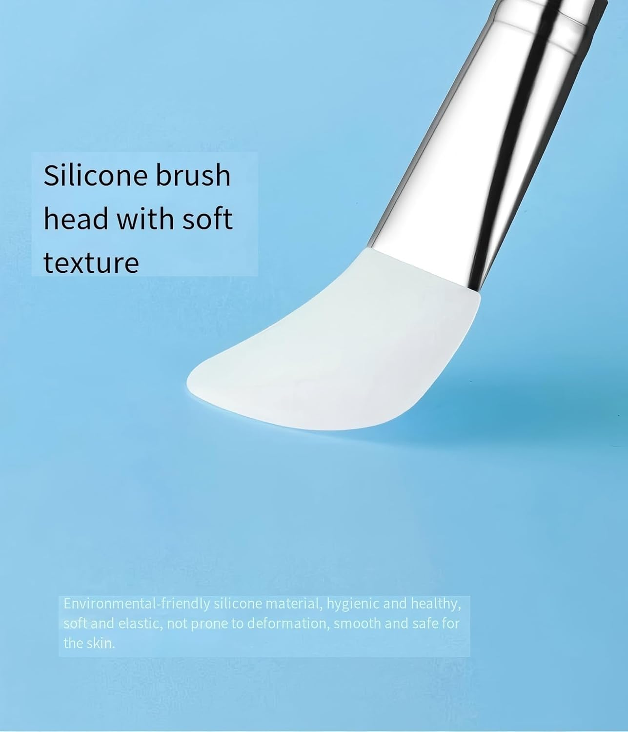 HIGHROCK 3PCS Silicone Face Mask Brushes,Hairless Moisturizers Applicator Tools,Mask Soft Facial Mud Mask Applicator Brush for Facials Body Lotion Applicator Tools image number 1