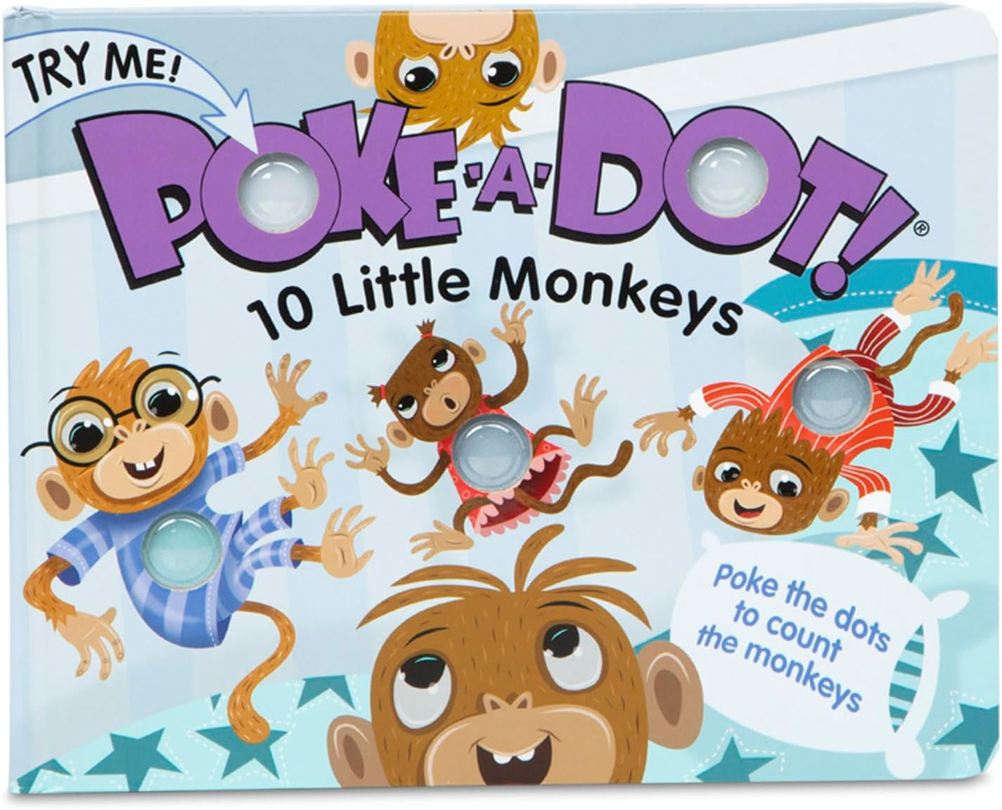 Melissa and Doug - Poke-A-Dot - 10 Little Monkeys Book image number 1