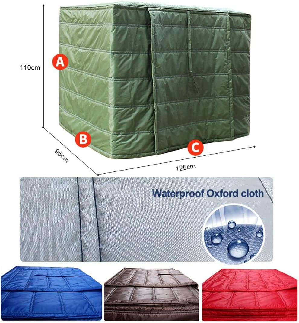 Dog Kennel Covers for Cold Weather Dog Crate Cover Insulated Winter Waterproof Soundproof for Wire Crates (Oxford Cloth+Cotton) Heavy Duty Cage Cover for Keep Pet Warm image number 3