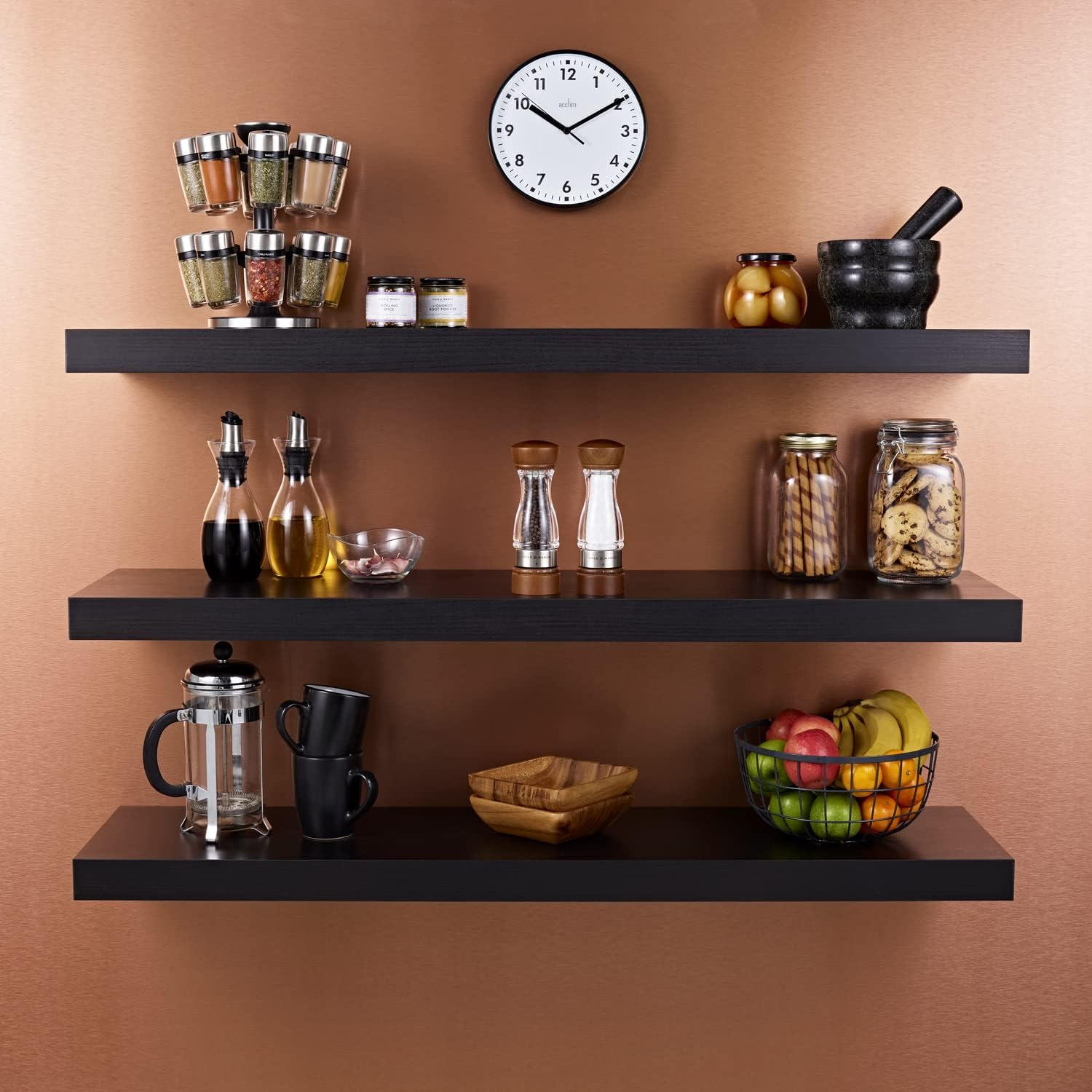 Cole and Mason 31221 Salt Mill Grinder - Brown and Clear Design | Beech Wood | Classic Dark Walnut Stain | Precision+ Mechanism | Diamond-Sharp Ceramic Mechanism | Hardened Carbon Steel Mechanism - Pepper Mill image number 5