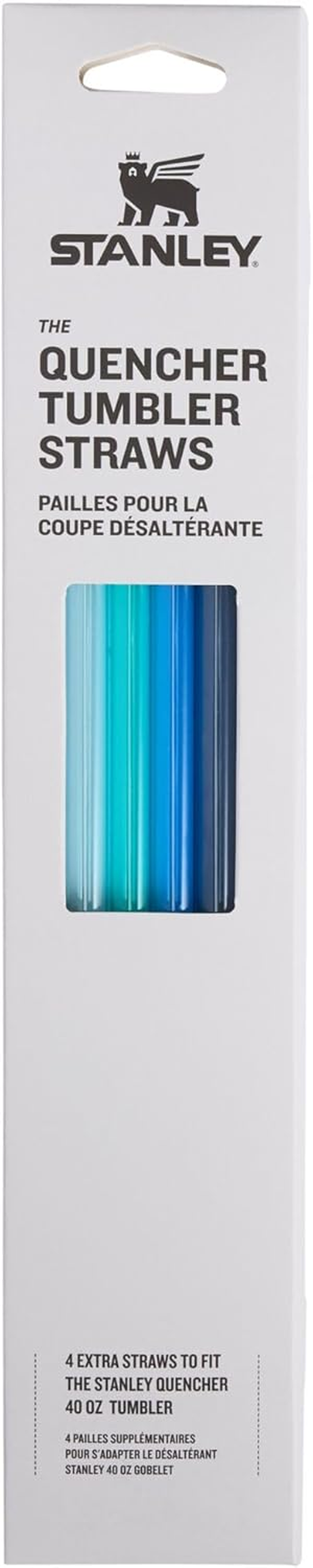 Stanley Reusable Quencher Straws | 4-Pack of Bpa-Free, Reusable Straws for Clean Drinking | Perfect for Stanley'S 40Oz Tumblers | Clear