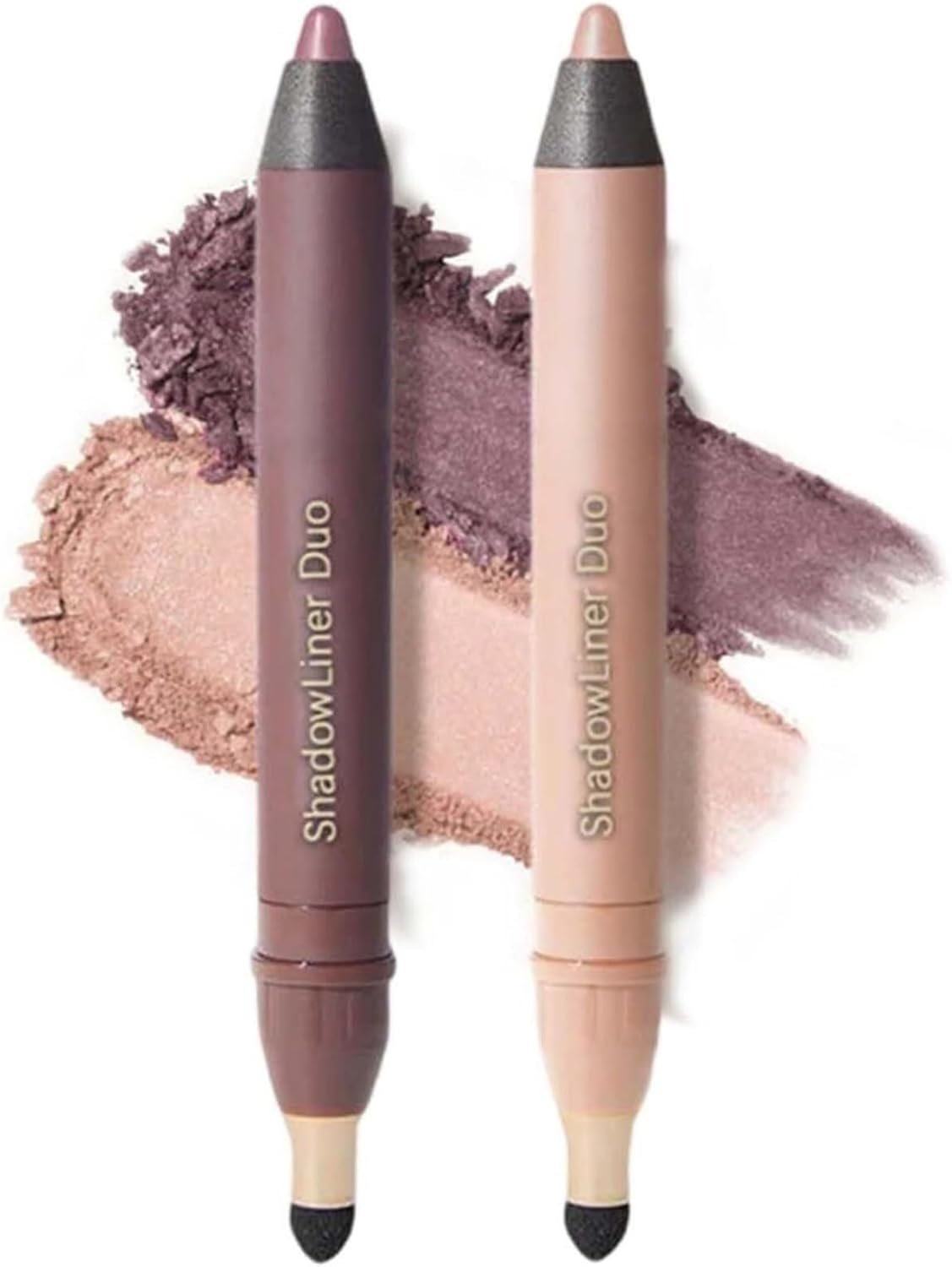 Shadow Liner 2-In-1 Eyeliner & Eyeshadow, for Quick, Vibrant Eyes, Smudge-Proof Wear,Waterproof Eyeshadow Stick for Smoky or Natural Eye Makeup(Smokeshow+Gaze)