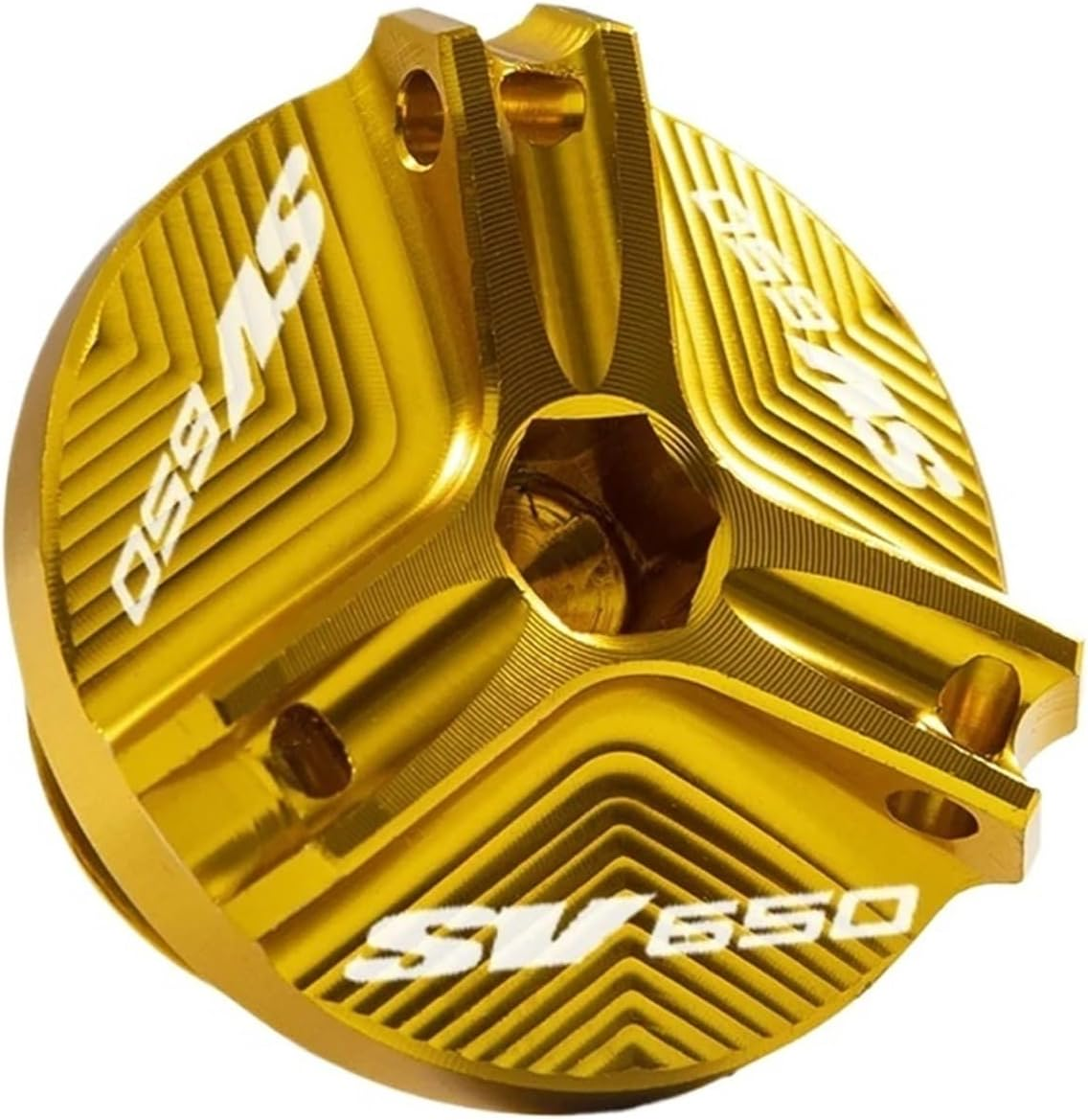 Jininshengxindianzi Compatible with Suzuki SV650 SV650X SV 650 X/S/A Motorcycle CNC Aluminum Alloy Engine Oil Cap Bolt Fuel Cap Protection Accessories (Color : SV650 Titanium)