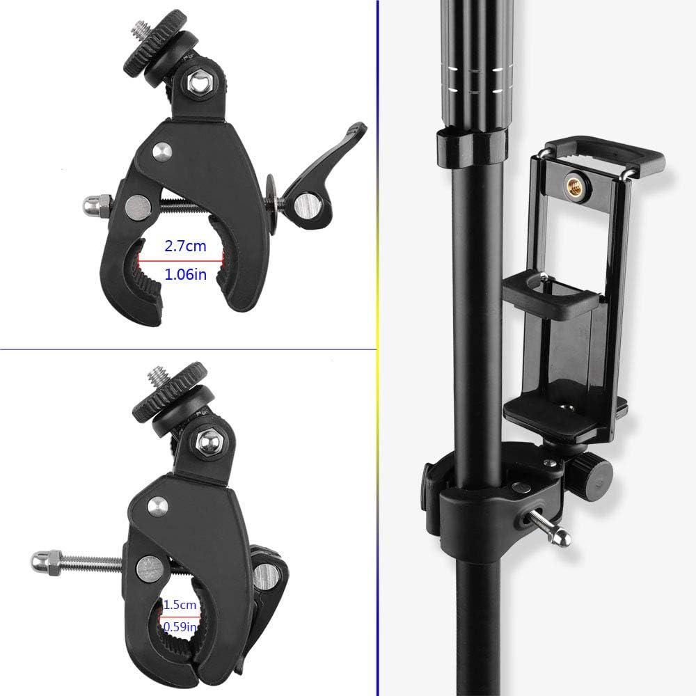 Mr.Power Muti Functions Microphone Mic Stand Mount Phone Holder Clip for Tablet PC Compatible with Ipad, Iphone, Samsung, Moto, Huawei, HTC, Google, Blackview, Smart Phones (Tablet Holder) image number 6