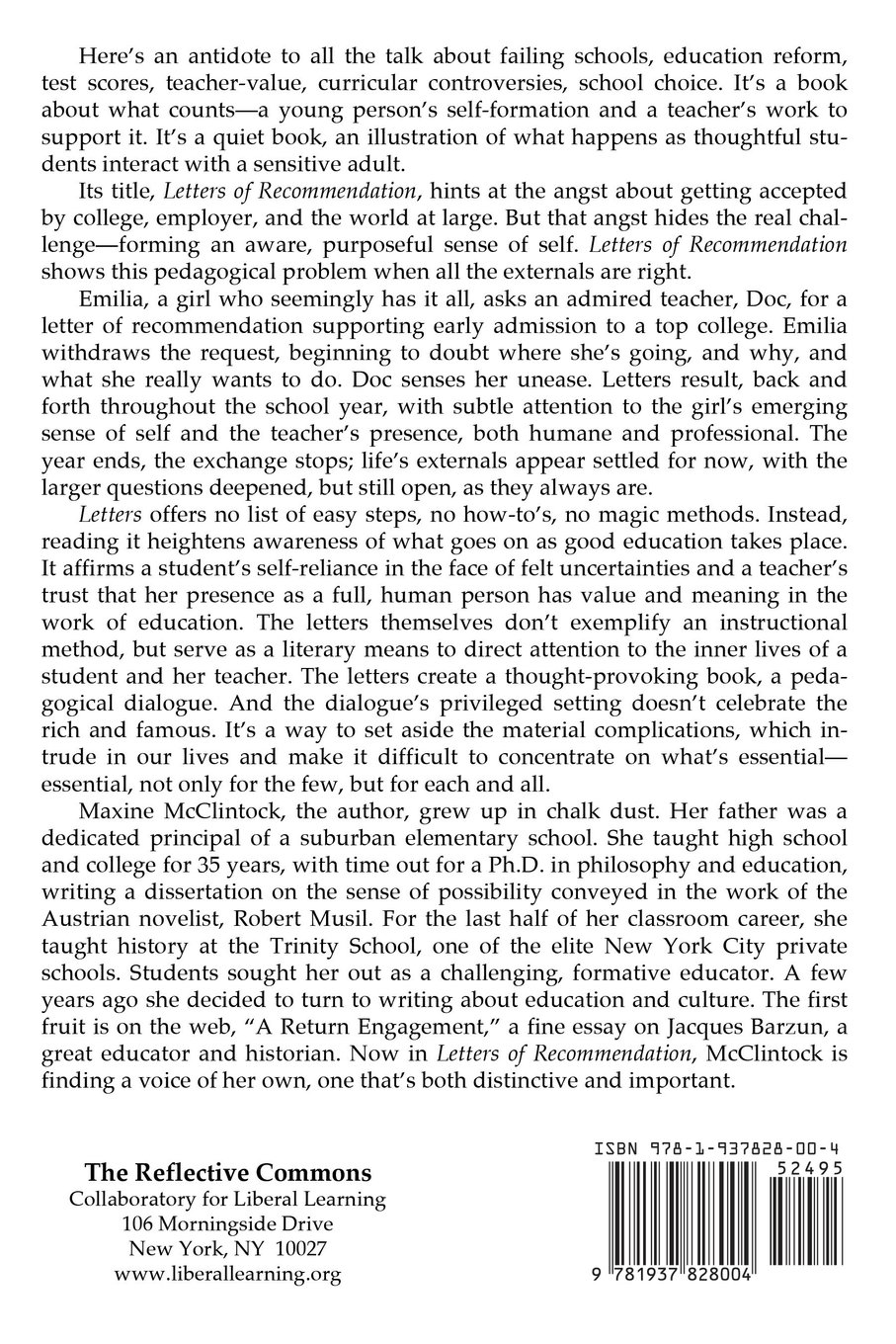 Letters of Recommendation