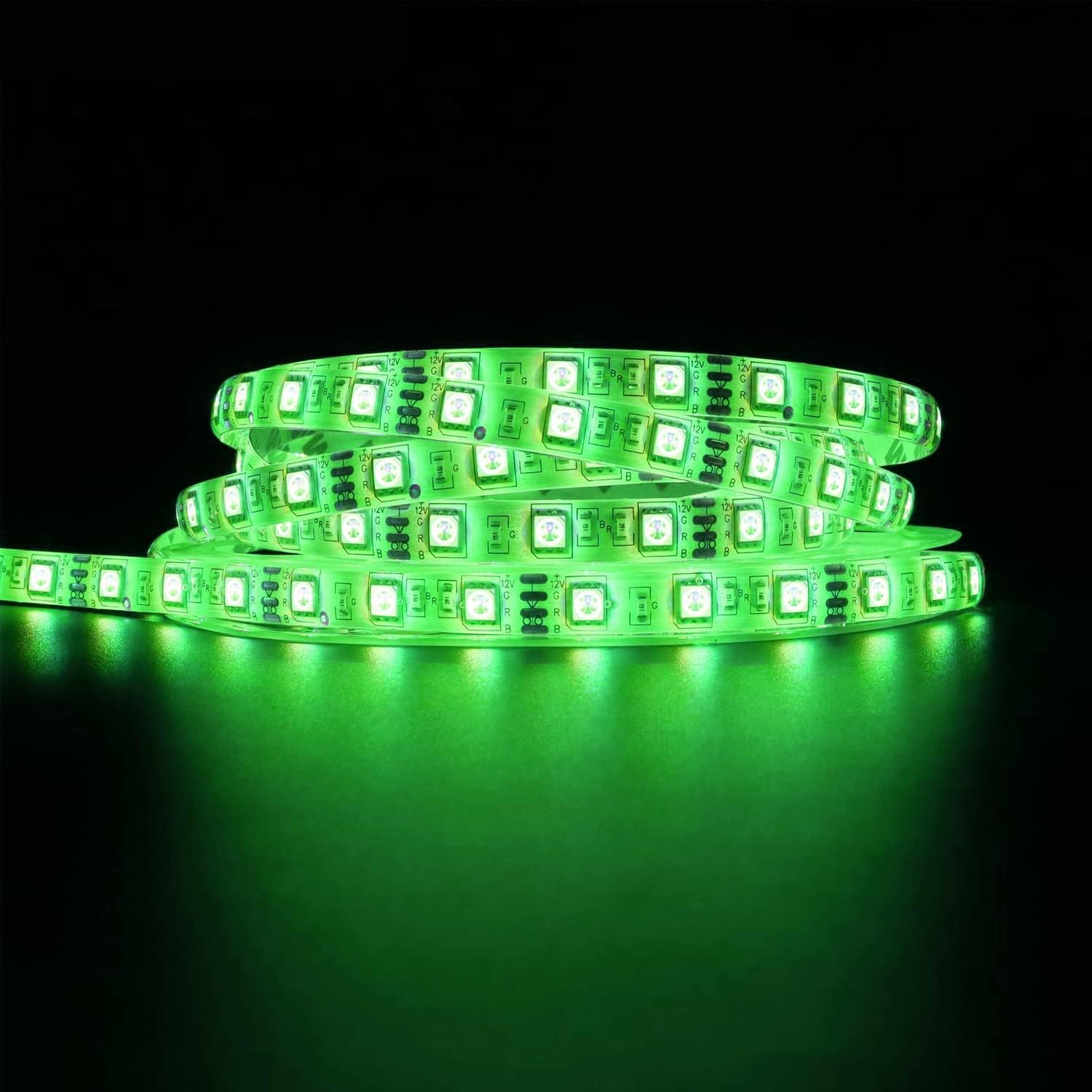 CAM2 Led Strip 5M,Rgb 300,60Leds/M, Waterproof, SMD 5050 LED Strip for Cabinet Decoration, Party, Home, Bedroom, Cabinet Decoration, Dimmable