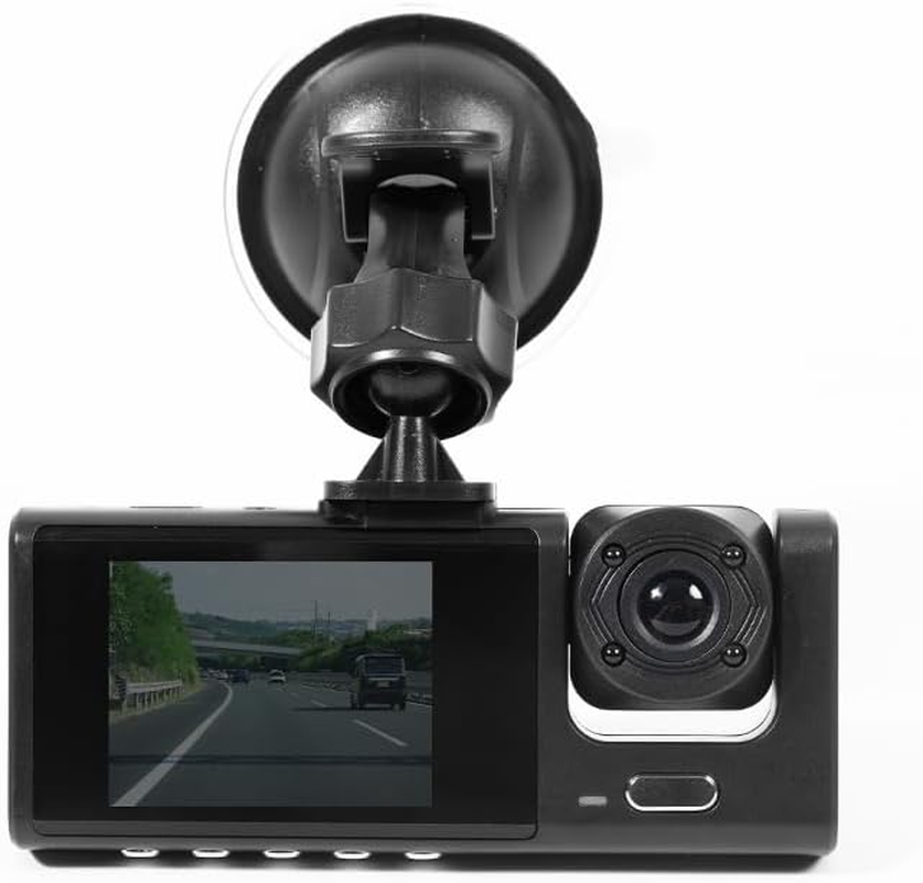 I-Hawk Defender Full HD 1080P Dual Dash Camera with Wide Angle Lens, Black image number 3