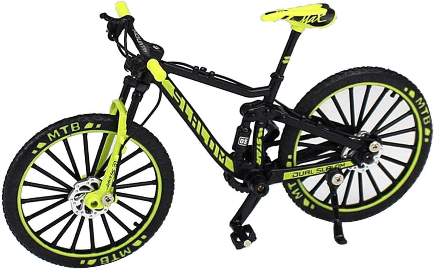 1:10 Mini Racing Mountain Finger Bike Toys Model Decoration Crafts - Green image number 4