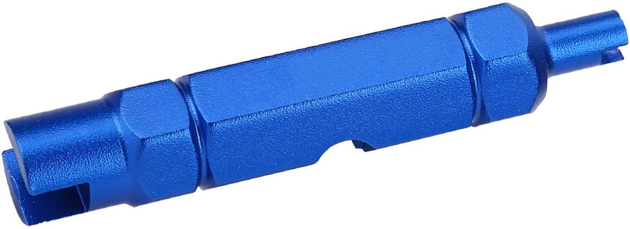 Multi-Function Tire Valve Remove Tool for Presta and Schrader, Handy Cycling Accessory for Tubeless Enthusiasts, Solid Aluminum Alloy Blue 1Pc image number 3