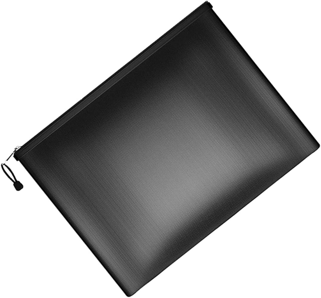 CIYODO Fireproof Document Bag Medium Organizer Pouch for Important Documents Money Passport Certificates Safe Storage for Travel Office and Home Use image number 4