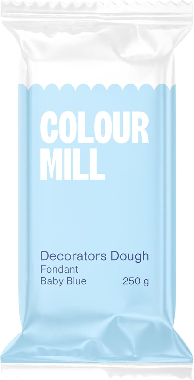 Colour Mill Decorators Dough Premium Ready to Roll Fondant Baby Blue 250G image number 6