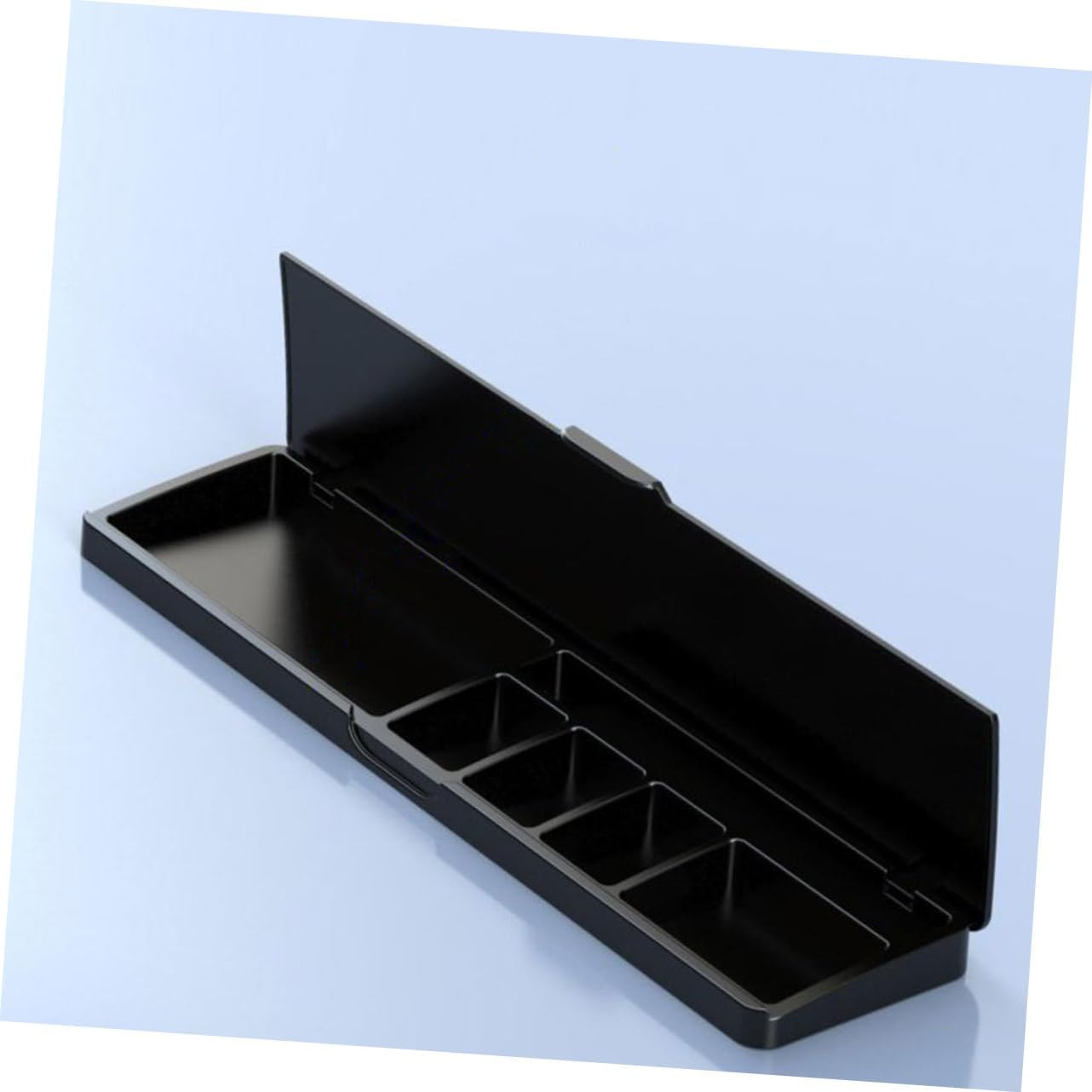 ROMISBABA Keyboard Wrist Holder Desk Partition Organizer with Soft Cushion Wrist Rest and Storage Case for Office Desk Use Compatible with Mechanical Keyboards