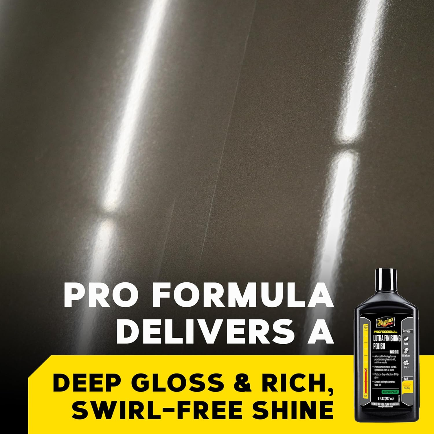 Meguiar'S M205 Mirror Glaze Ultra Finishing Polish - 8 Oz. image number 5