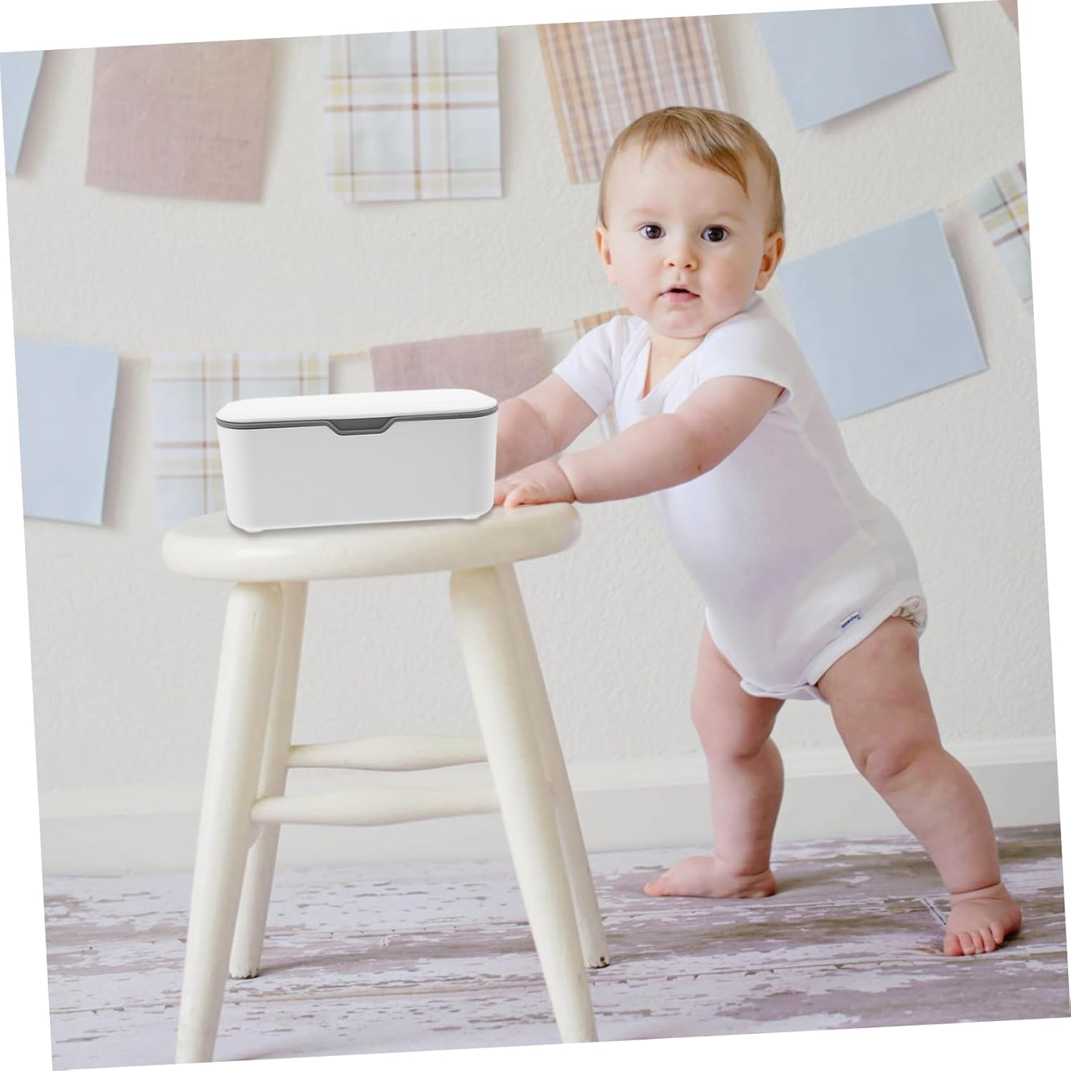 Luxshiny 2Pcs Wipes Container Nappy Organiser Wet Wipes Box Portable Tissue Box image number 1