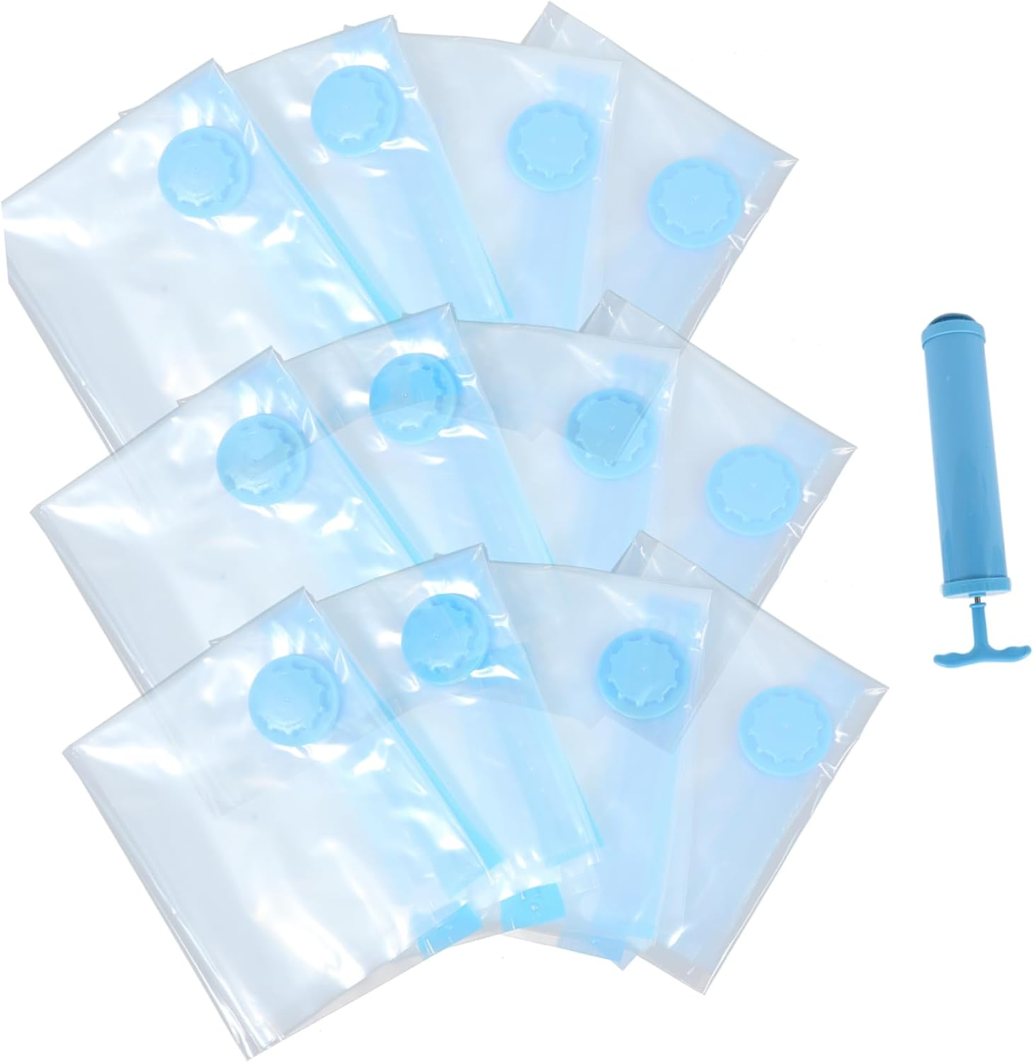 Zerodeko Outdoor Travel Storage Bag Useful Vacuum Bag for Clothes and Quilt Storage for Household Use for Packing Blankets and Quilts image number 2