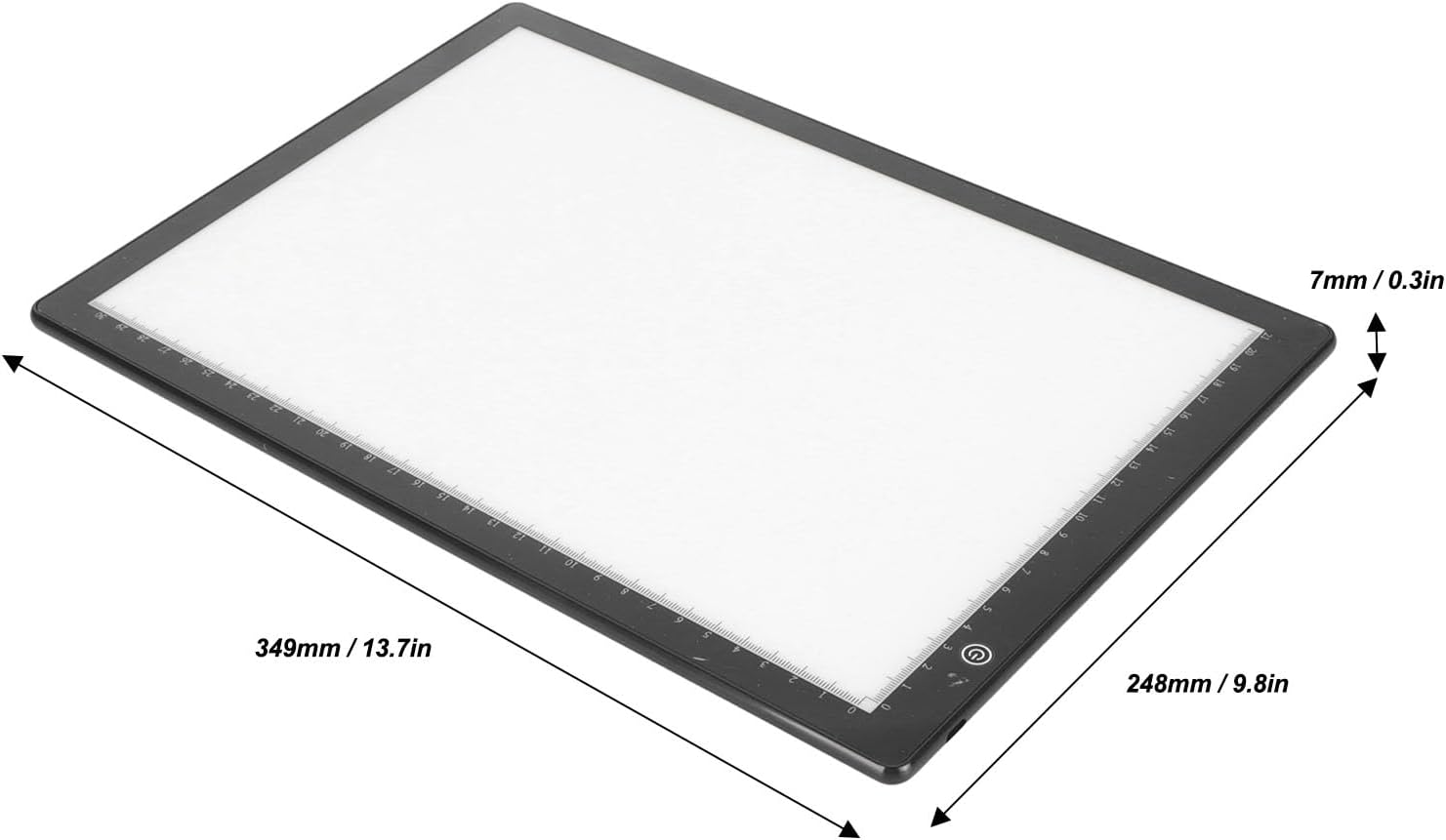 OVAQUIXI Slide Viewer Light Box, Ultra Slim LED Scanner, 3 Brightness USB Powered with APP Editing for Photo Slide Film Negative image number 4